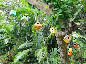 Birdhouses at Orchid World Barbados by garden muses-not another Toronto gardening blog