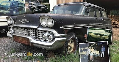 The black wagon was a family hauler, then a teens hot rod. More than 50 years later, still in the family.