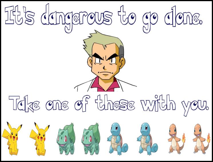 one for the books its dangerous to go alone pokemon tear off poster tear off poster