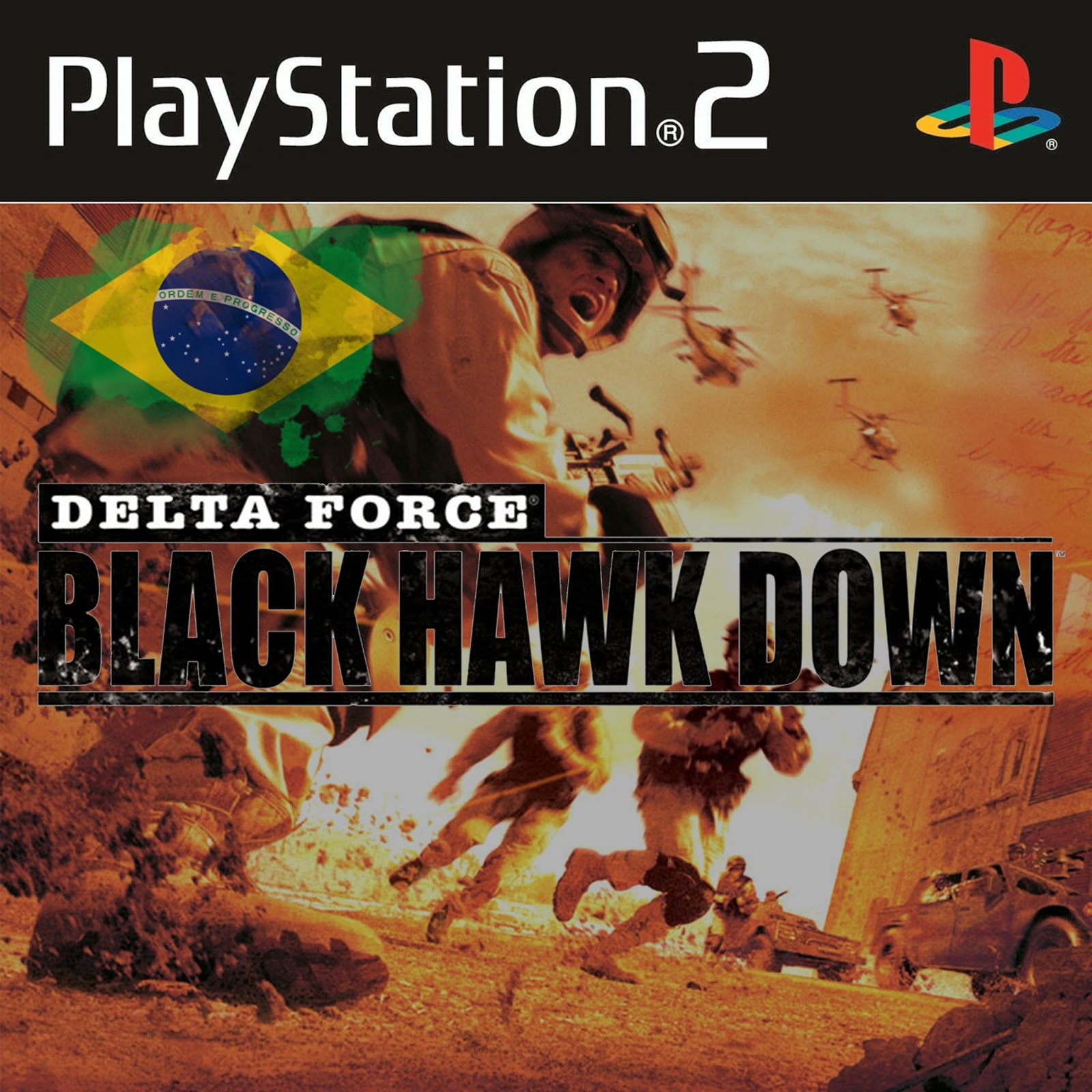 HNNEWGAMES Delta Force Black Hawk Down V1.10 Português PS2