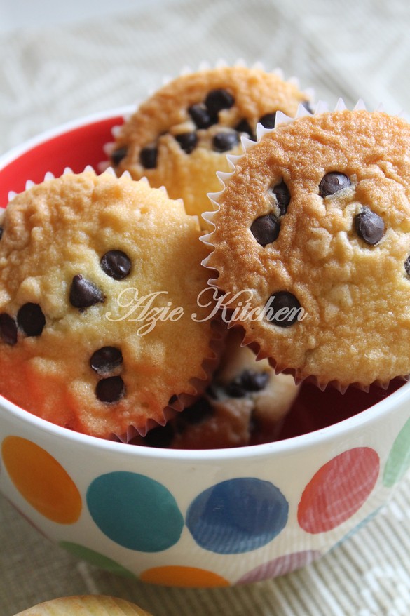 Vanilla Dan Chocolate Chips Cupcakes Untuk Tahfiz Darul 