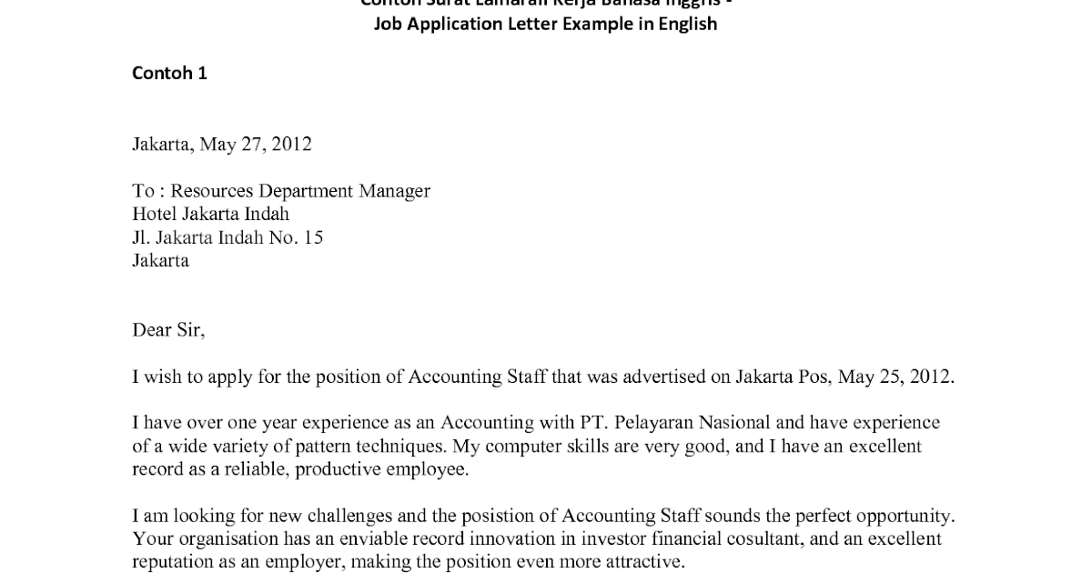 Contoh Surat Untuk Guru Menggunakan Binggris - Contoh Cover Letter Sebagai Guru 9 Contoh contoh surat untuk guru menggunakan binggris contoh cover letter sebagai guru 9 contoh