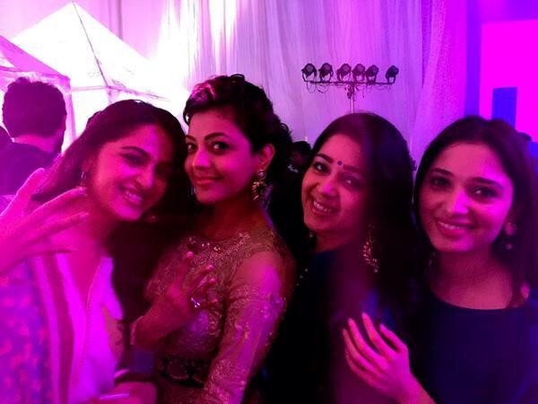 Anushka Shetty Selfie With Co-Stars