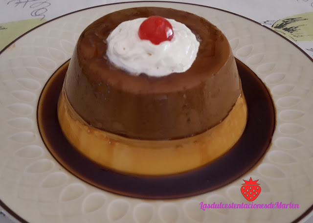 Flan Bicolor Con Café
