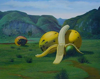 Paisajes Frutas Surrealistas Pinturas