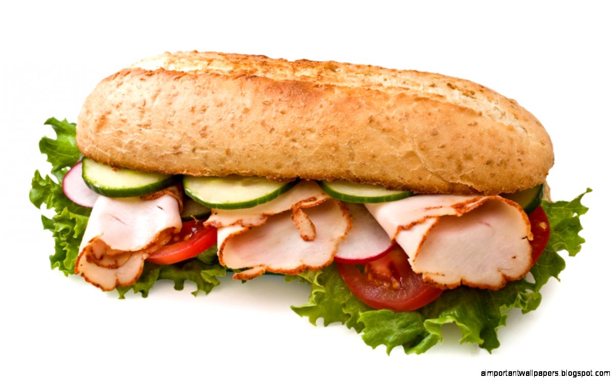 Download Wallpaper 1280x800 Sandwich Meat Greens Cucumbers