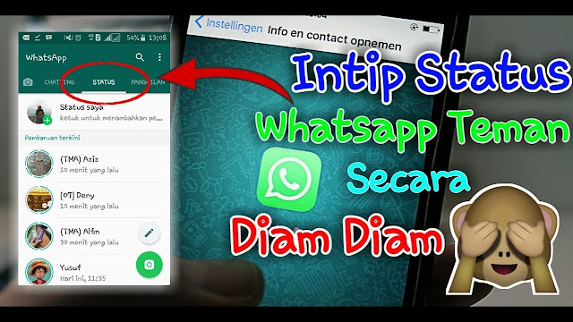 Mau Melihat Status WhatsApp Tanpa Ketahuan? Begini Caranya!!