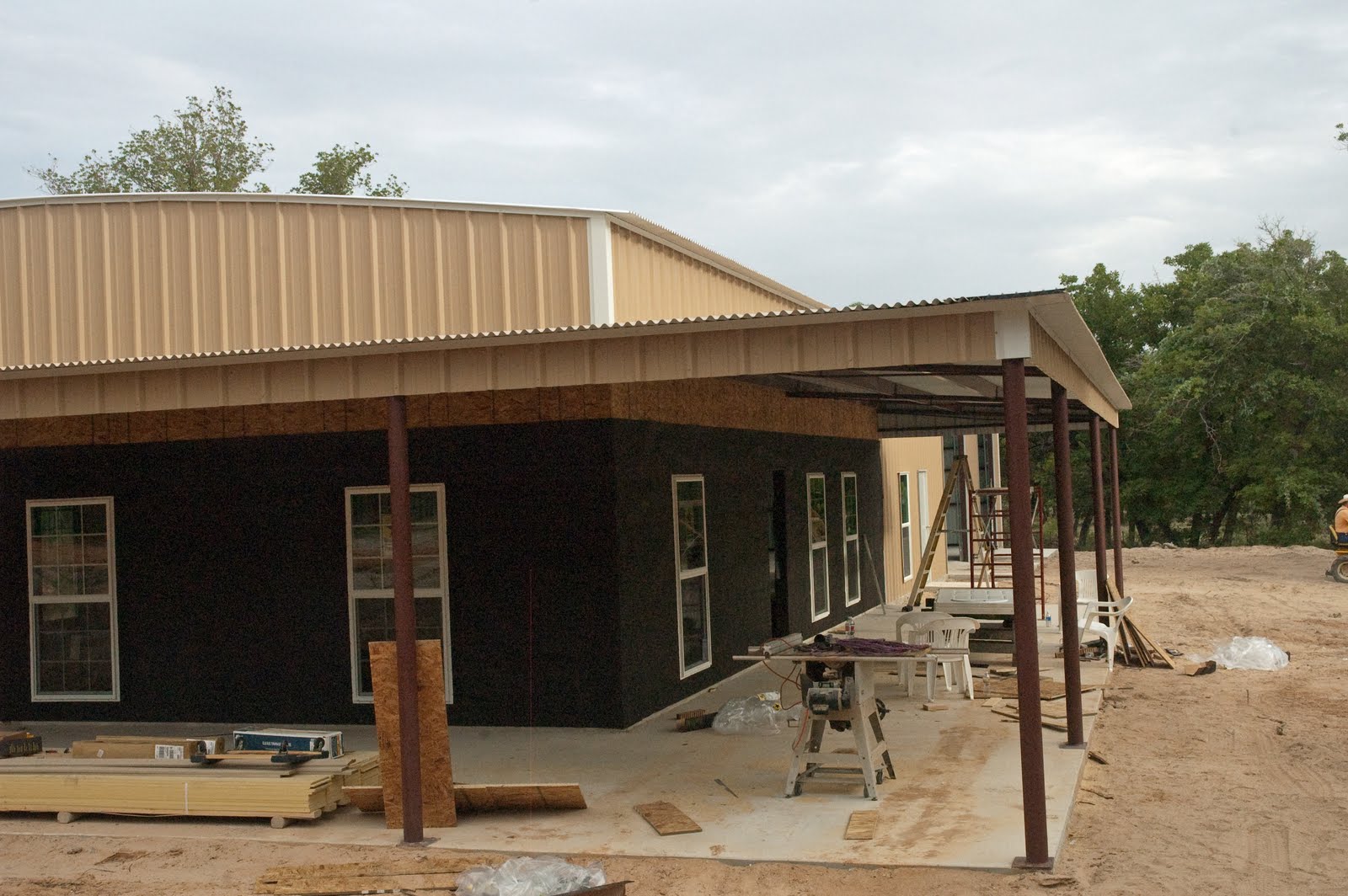Christie Texas Homestead Building the Barndominium