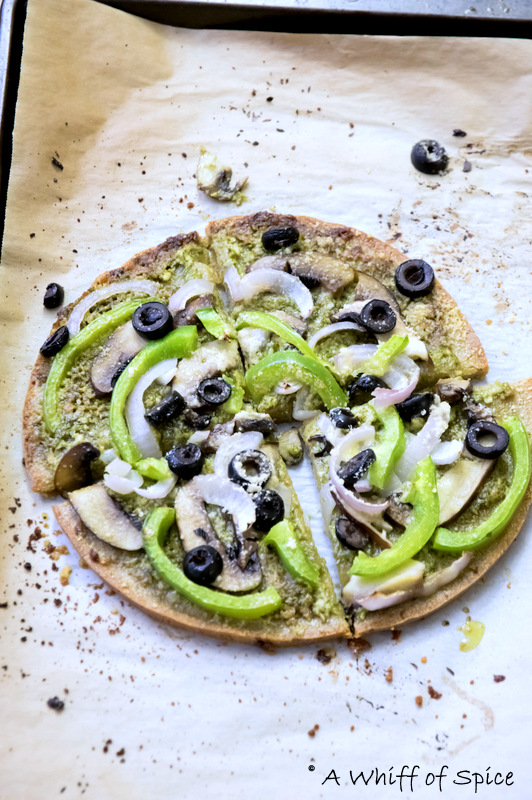 A Whiff of Spice Quinoa Pizza Crust Weeknight Pizza is a Reality now!