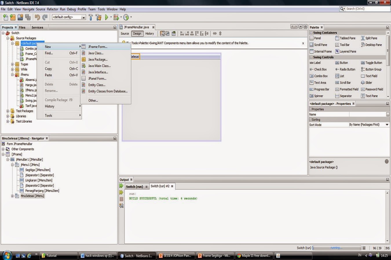 KUJANGblog CARA MEMBUAT APLIKASI SEDERHANA DENGAN MENGGUNAKAN JAVA