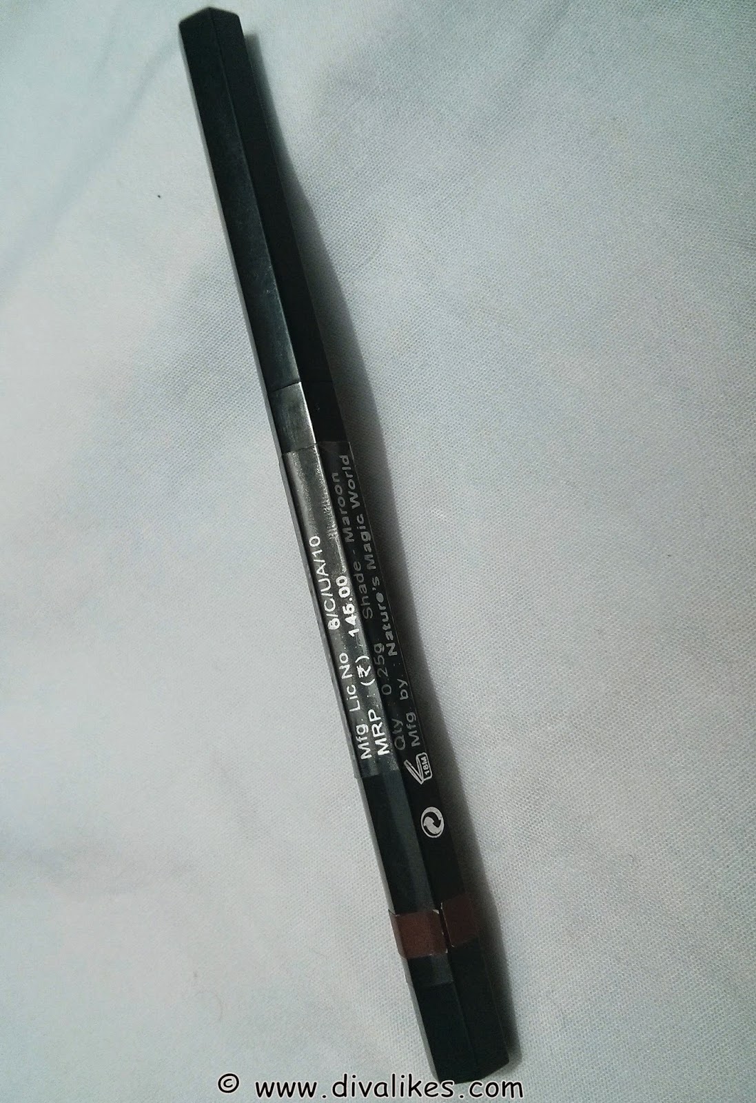 Coloressence Lip Liner Pencil Maroon Review Diva Likes
