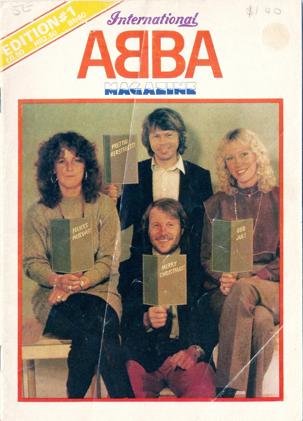 Top Of The Pop Culture 80s Abba International Magazine Issue 1 1981