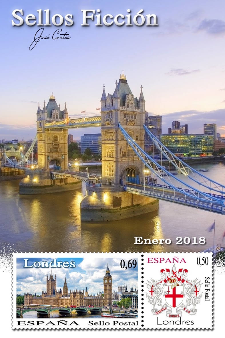 SELLOS FICCIÓN: Londres, capital de Estado de Reino Unido.
