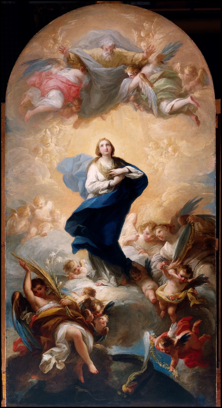 Scuola Ecclesia Mater Ave Gratia Plena Dominus Tecum Benedicta Tu In Mulieribus Luc 1 27 Ev In Conceptione Immaculata Beatae Mariae Virginis