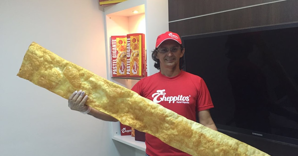 Hoje a certificação do Maior Pastel do Brasil