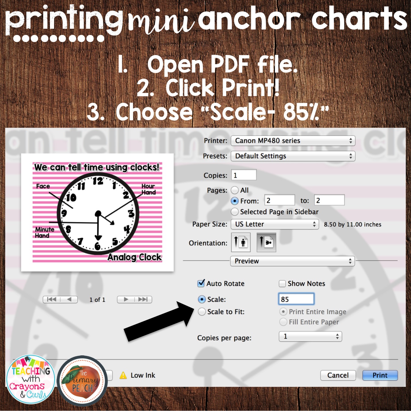 The Primary Peach: Helpful Harvest: Using Mini-Anchor Charts!
