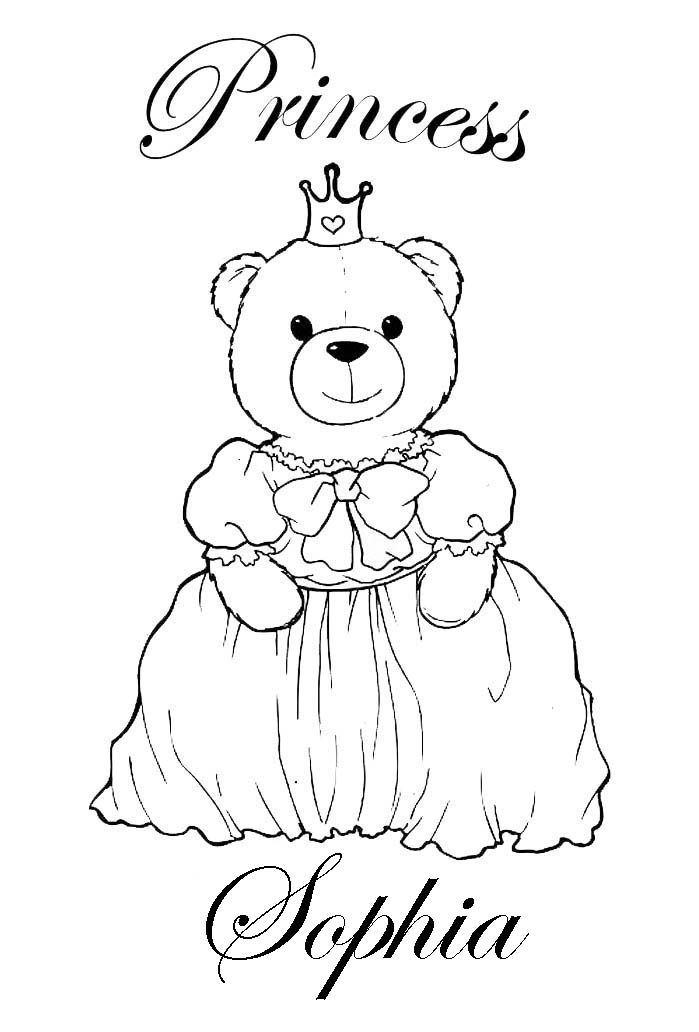 Sophie Name Coloring Page : Coloring Pages With The Name Isabella