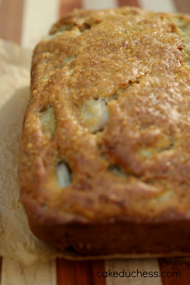 Banana Pear Bread with Dark Chocolate Chips Savoring Italy