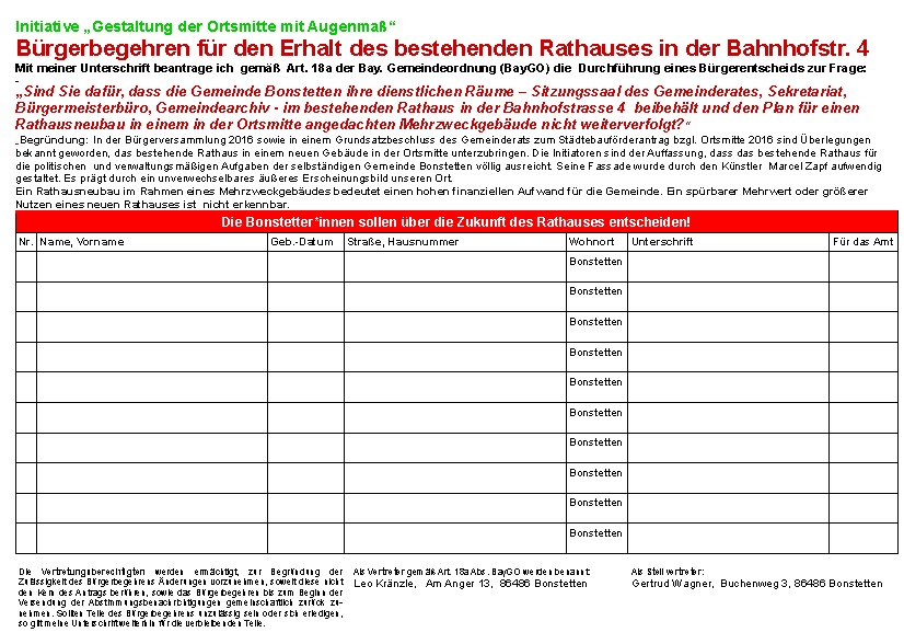Bürgerbegehren