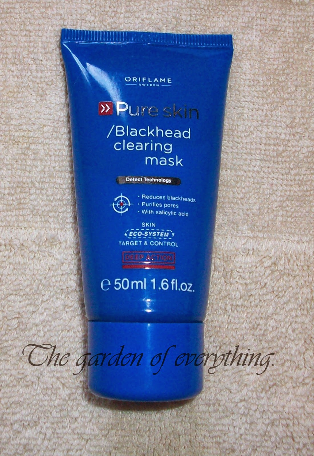 The garden of everything. ORIFLAME Pure Skin Blackhead Clearing Mask