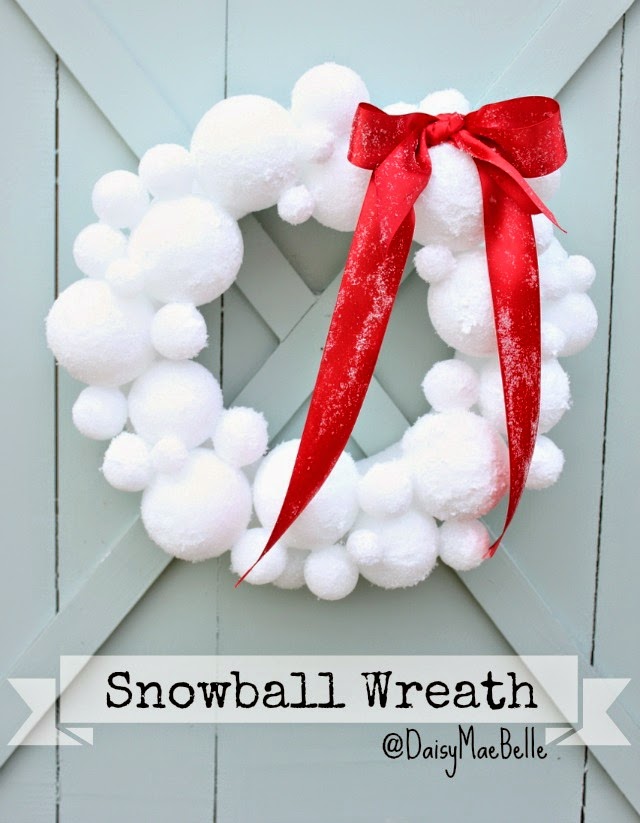 Corona de bolas de nieve