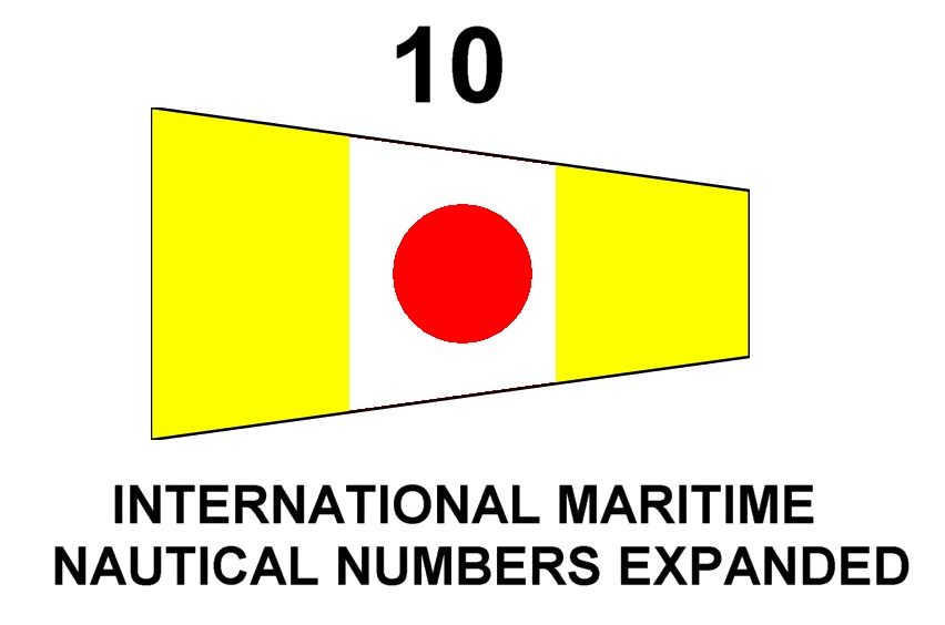 The Voice of Vexillology, Flags & Heraldry: International Maritime Nautical Flag for Ten