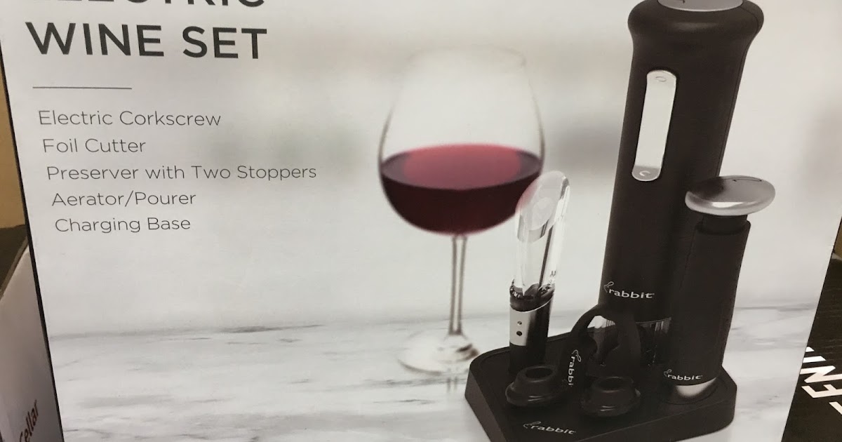 Rabbit Electric Wine Set Costco Weekender