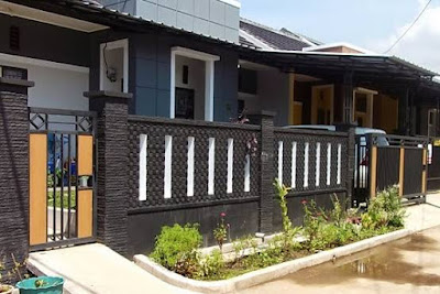 10 Contoh Model Pagar Rumah Minimalis Modern Terbaru ...