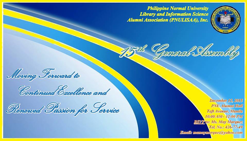 PLAI Southern Tagalog Region Librarians Council PNULISAA 15th Annual