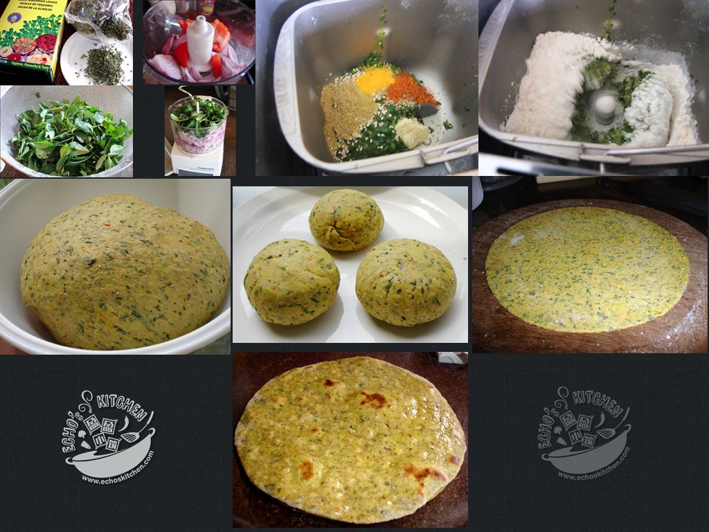 A taste of memories Echo's Kitchen Methi Thepla (Methi Paratha)