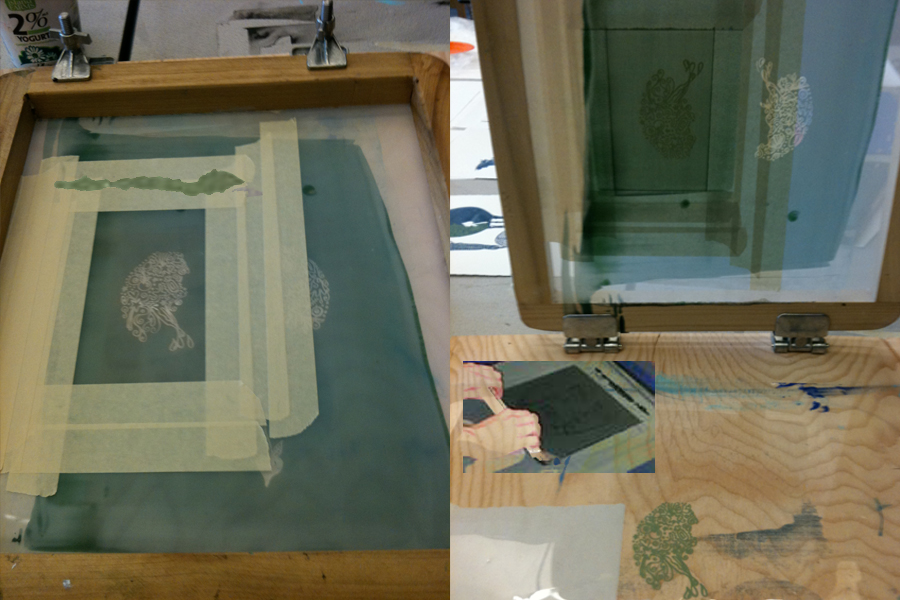 7ahira Silk Screen Process