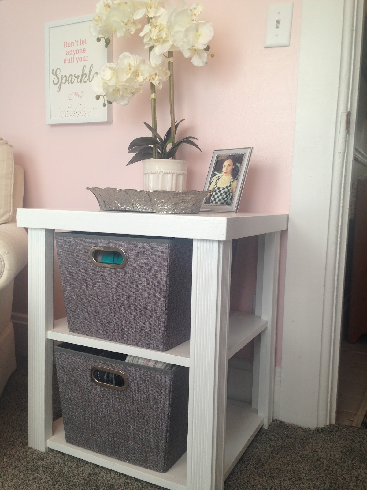 Amy's Creative Pursuits A Custom Made End Table and a Pretty Table Top
