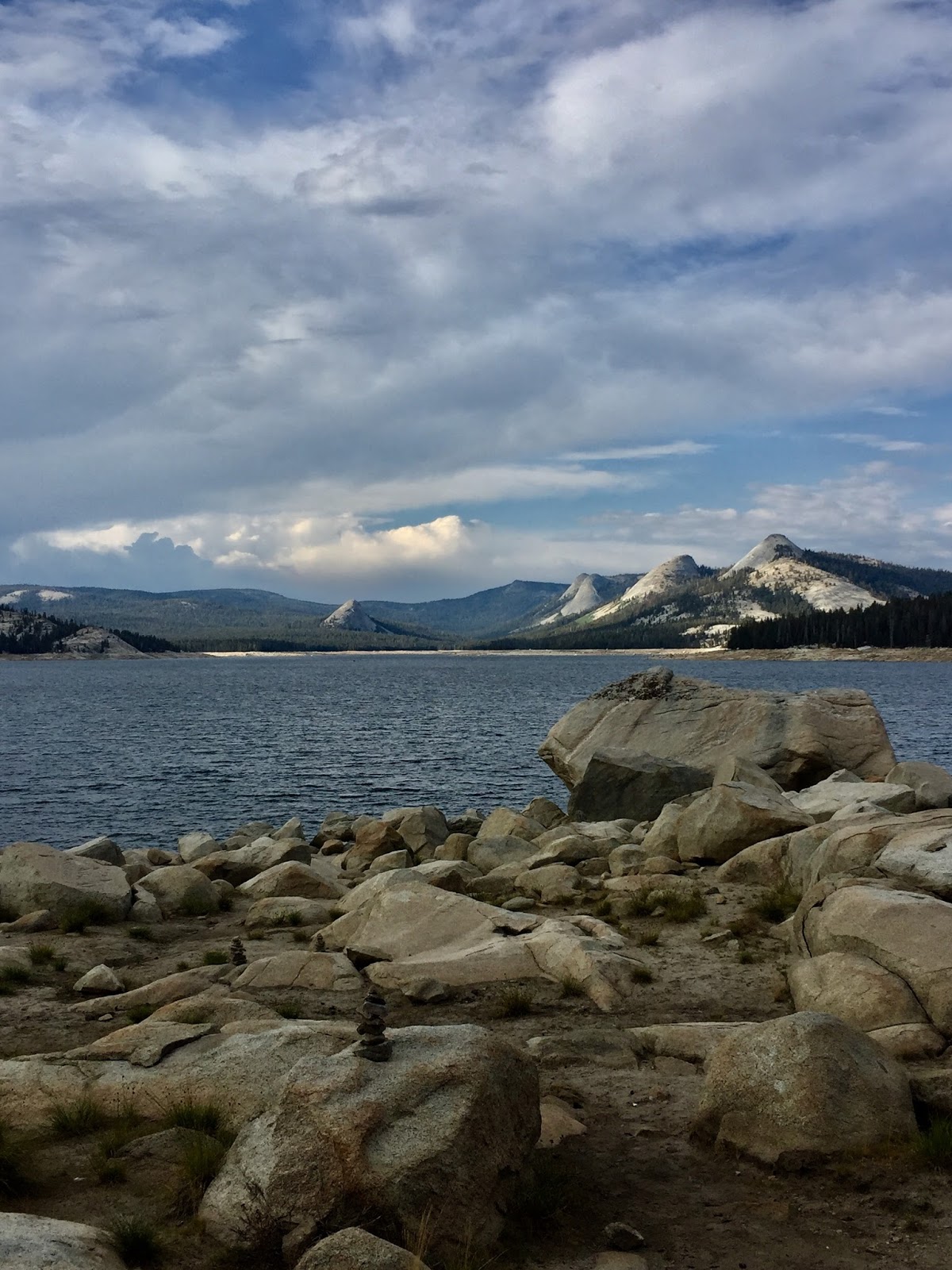 Joe and Heidi White Scrambling & Camping at Courtright Reservoir