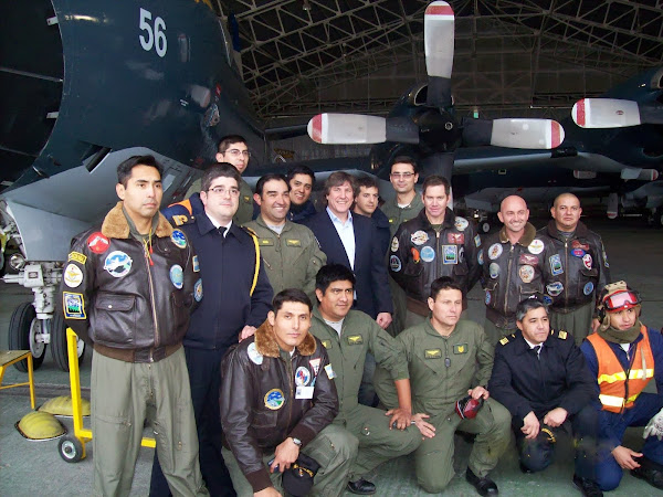 El Vicepresidente de la Nación visitó la Escuadrilla Aeronaval de Exploración