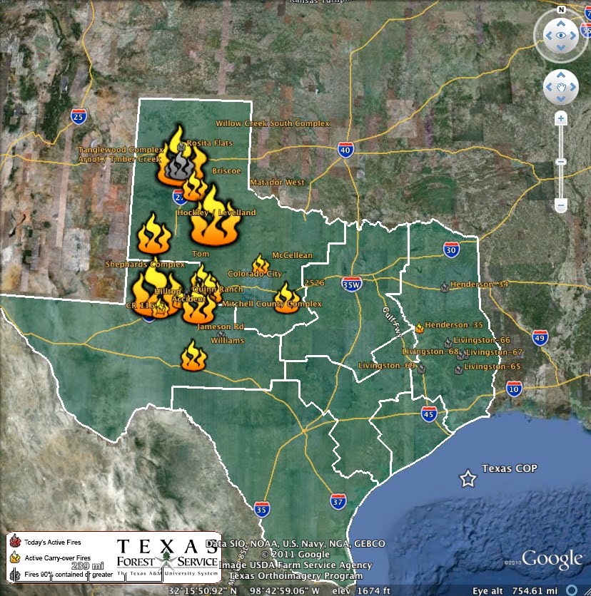 Random Ramblings Aerial Wildland Firefighting 110,000 acre Texas Wildfres