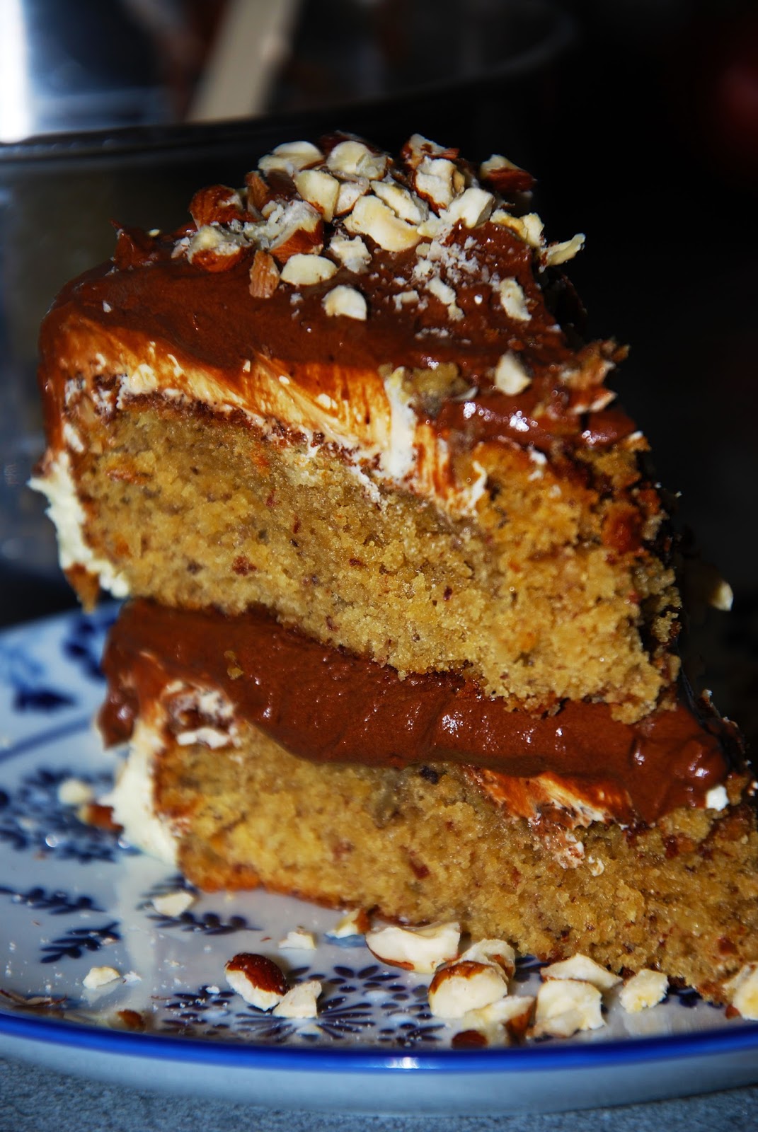 Delectably Different Kitchen GlutenFree Chocolate Hazelnut Ganache Cake