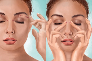 Autodrenagem facial ajuda a melhorar inchaço no rosto