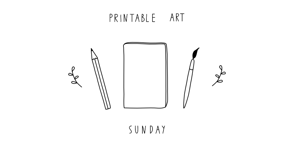Printable Art Sunday