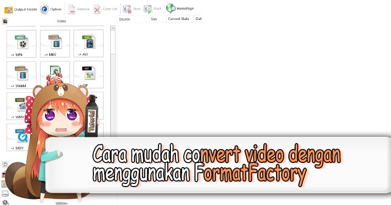 Tutorial Aplikasi Converter Convert Video Ke Mp4 Hd Avi Mp3 Fly Mpg Dengan Mudah Menggunakan Formatfactory Tutorimaru S Tutorial