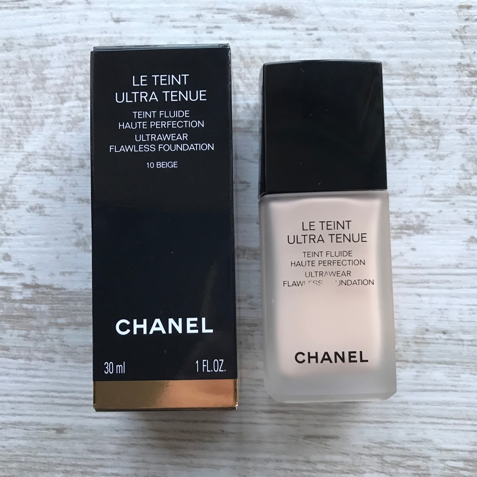 New Chanel Le Teint Ultra Tenue Ultrawear Flawless Foundation
