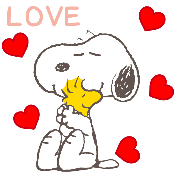 Snoopy | [PNG Pack] Sticker LINE Camera