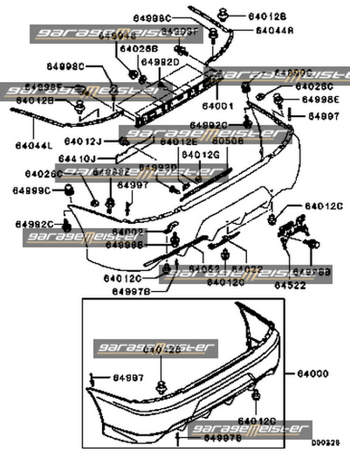 TWY MOTORSPORTS Mitsubishi Genuine Parts Diagram Evo CT9A E9
