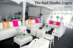 studio nail lauder estee event clinique launch nigeria