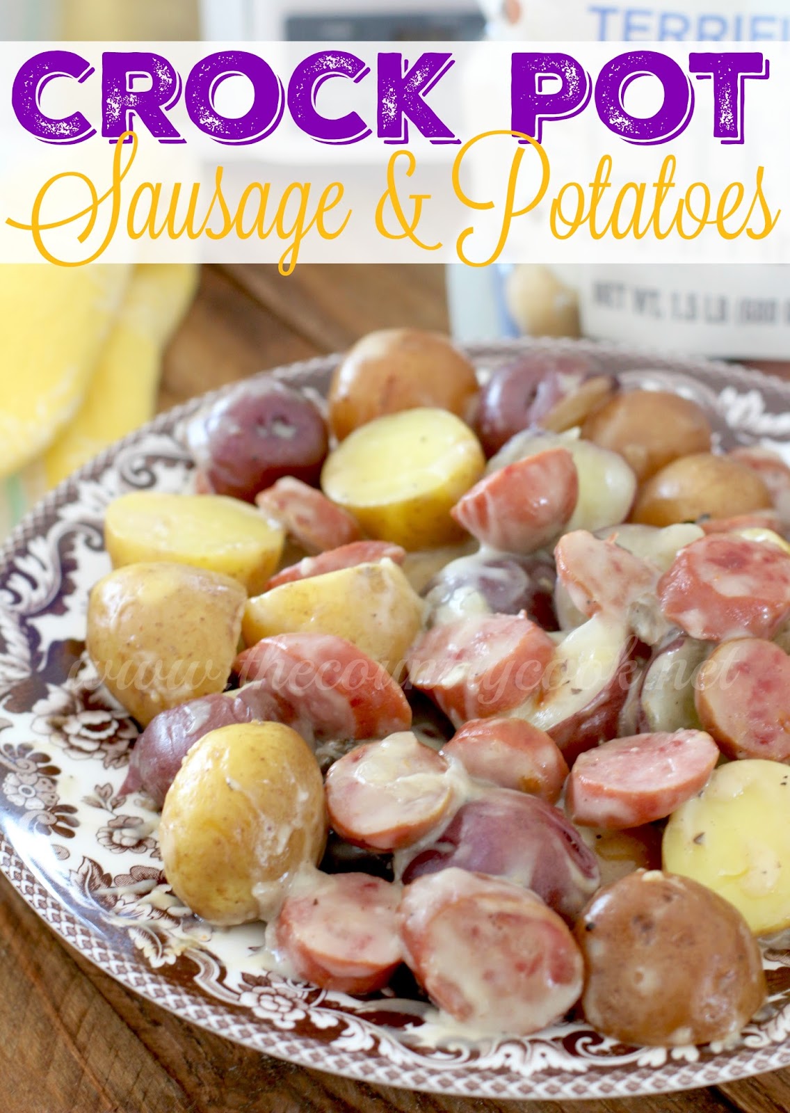 Crock Pot Sausage & Little Potatoes