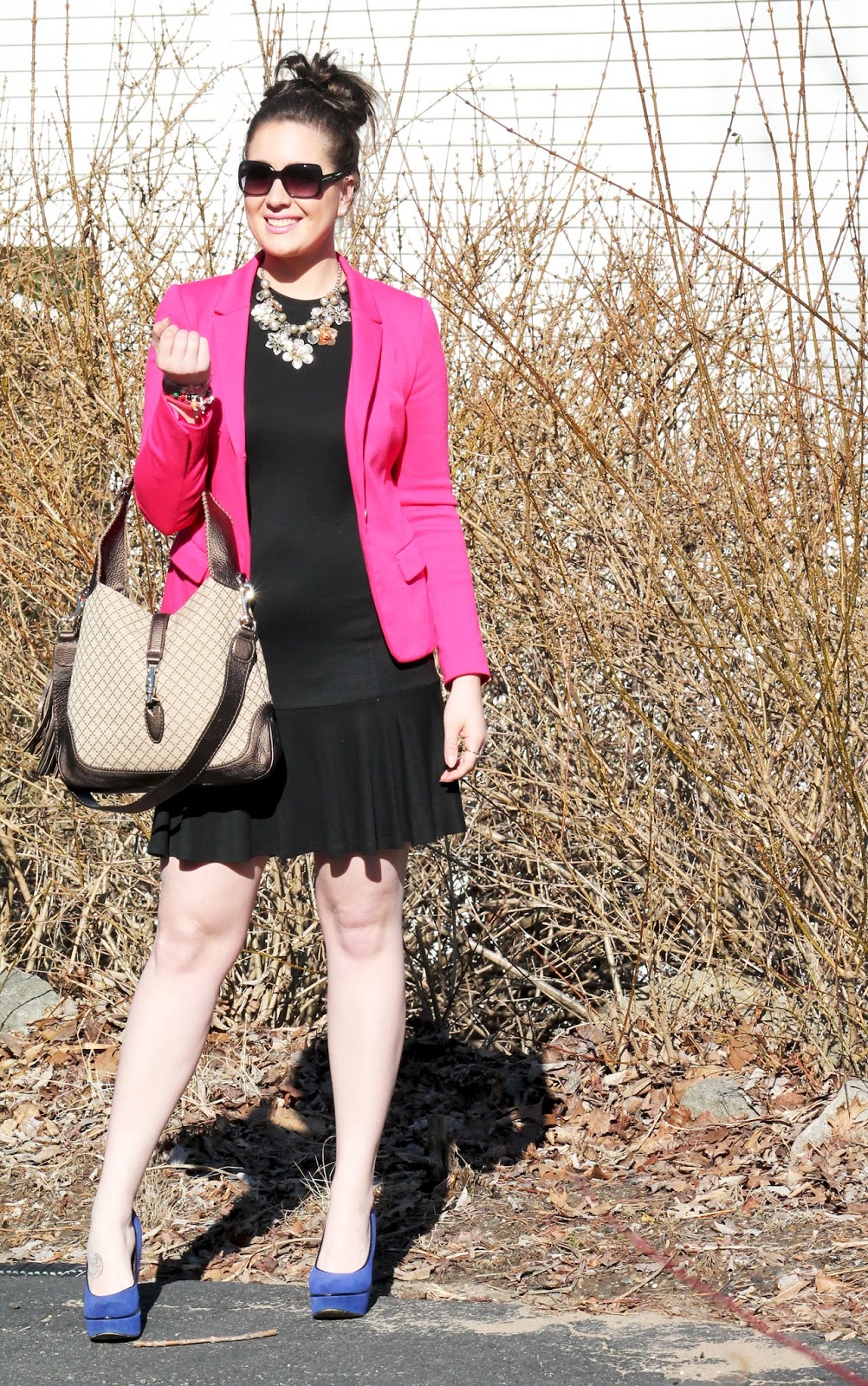 Easter Dress and a LINKUP! Jersey Girl, Texan Heart