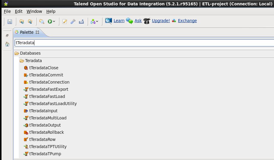 Coders By Destiny....!!!: Talend Open Studio Integration with Teradata ...