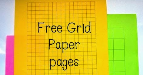 nylas crafty teaching free grid paper pages