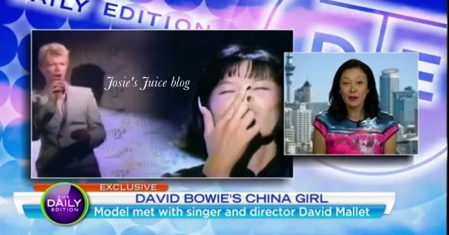 Josie's Juice: David Bowie's 'China Girl' Geeling Ng Interview: VIDEO ...
