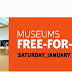 GET CULTURED THIS WEEKEND JAN. 31ST / FEB. 1ST WITH OVER 20 MUSEUMS FREE FOR ALL!