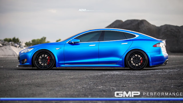 Tesla Model S P90D By GMP Performance on ADV.1 Wheels